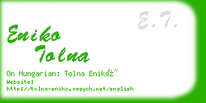 eniko tolna business card